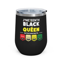 "Black Queen" 12oz Insulated Wine Tumbler