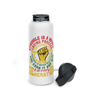 "Generation" Stainless Steel Water Bottle, Standard Lid