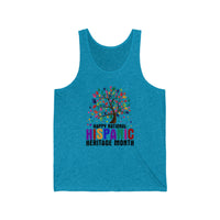 "Hispanic Month" Unisex Jersey Tank