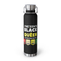 "Black Queen" Copper Vacuum Insulated Bottle, 22oz