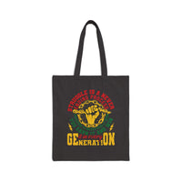 "Juneteenth Celebration" Cotton Canvas Tote Bag