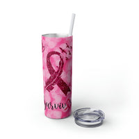 "Survivor" Skinny Tumbler with Straw, 20oz