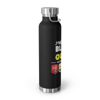 "Black Queen" Copper Vacuum Insulated Bottle, 22oz