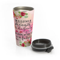 "She Is" Stainless Steel Travel Mug