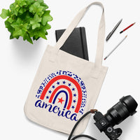 "America Pride" Organic Canvas Tote Bag