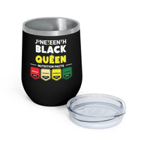 "Black Queen" 12oz Insulated Wine Tumbler