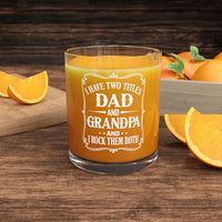 "Grandpa" Bar Glass
