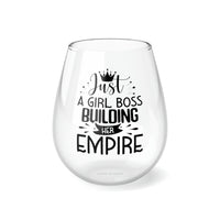 "Empire" Stemless Wine Glass, 11.75oz