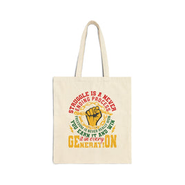 "Juneteenth Celebration" Cotton Canvas Tote Bag