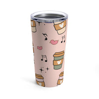 "Coffee and Music" Tumbler 20oz