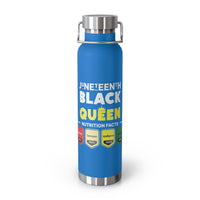 "Black Queen" Copper Vacuum Insulated Bottle, 22oz