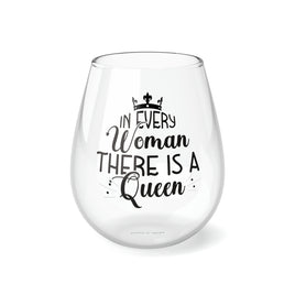 "Queen" Stemless Wine Glass, 11.75oz