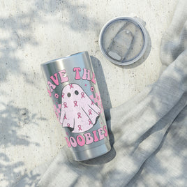 "Retro-Save the BOOBS" Vagabond 20oz Tumbler