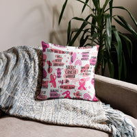 " Breast Cancer" Premium Pillow