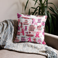 " Breast Cancer" Premium Pillow