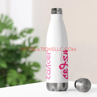 "Crush Cancer" 20oz Insulated Bottle.