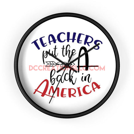 "Teacher" Wall clock.