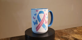 "Pregnancy and Infant Loss Awareness" 15oz ceramic mug