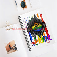 "Pride" Spiral Notebook - Ruled Line.