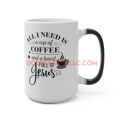 "God, No Blending" Color Changing In Mug.