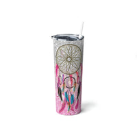 "Your Dreams" Skinny Steel Tumbler with Straw, 20oz