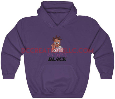 "Unapologetically Black" Hooded Sweatshirt.