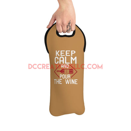 Wine Tote Bag-Caramel.