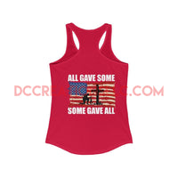 Women's Memorial Day Racerback Tank.