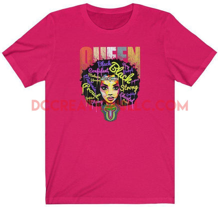 "Queen" T-shirt.