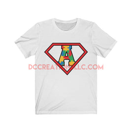 "SUPER" Autism Hero Short Sleeve T-shirt.