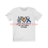 "Child Abuse Awareness" Short Sleeve T-shirt.