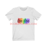 "Love is Love" Short Sleeve T-shirt.