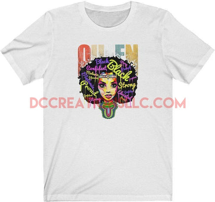 "Queen" T-shirt.