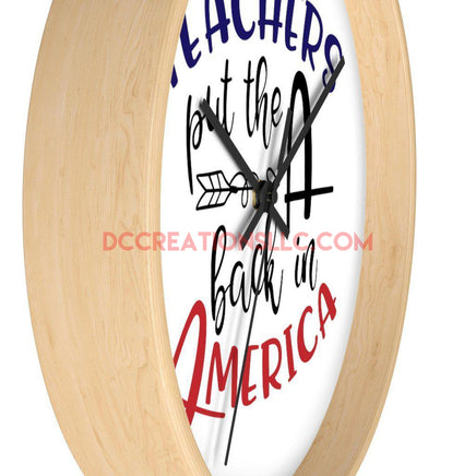 "Teacher" Wall clock.