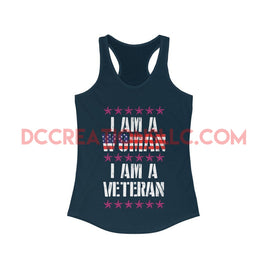 Women's Memorial Day Racerback Tank.