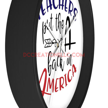 "Teacher" Wall clock.