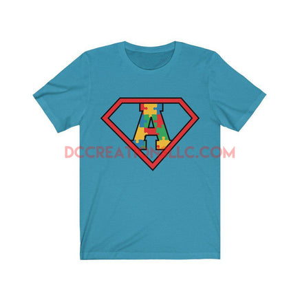 "SUPER" Autism Hero Short Sleeve T-shirt.