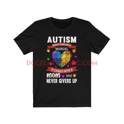 "Autism Mom Awareness" Short Sleeve T-shirt.