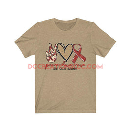 "Heart Disease Awareness" Short Sleeve T-shirt.