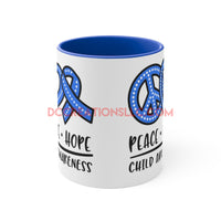 "Child Abuse Awareness"11oz Accent Mug.