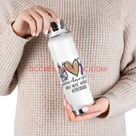 "Child Abuse Awareness" 22oz Vacuum Insulated Bottle.