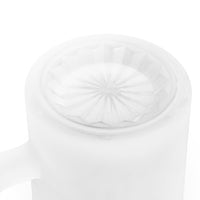 "Widows Son" Frosted Glass Beer Mug