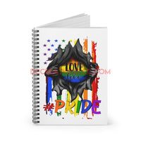 "Pride" Spiral Notebook - Ruled Line.