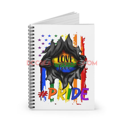 "Pride" Spiral Notebook - Ruled Line.