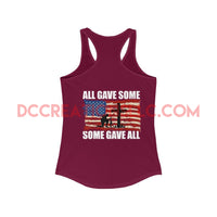 Women's Memorial Day Racerback Tank.