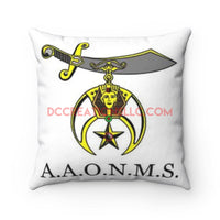 "A.A.S.R" Square Pillow.