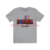 "Boricua 100%" Short Sleeve T-shirt.