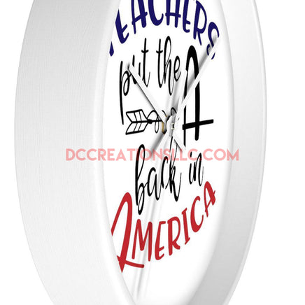 "Teacher" Wall clock.