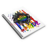"Pride" Spiral Notebook - Ruled Line.