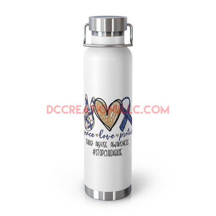 "Child Abuse Awareness" 22oz Vacuum Insulated Bottle.